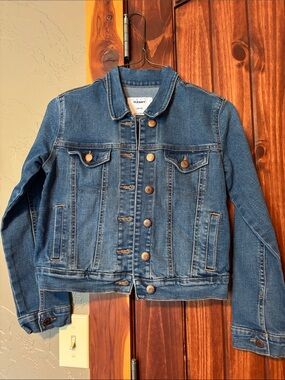 Old Navy Medium Blue Denim Jean Jacket for Kids